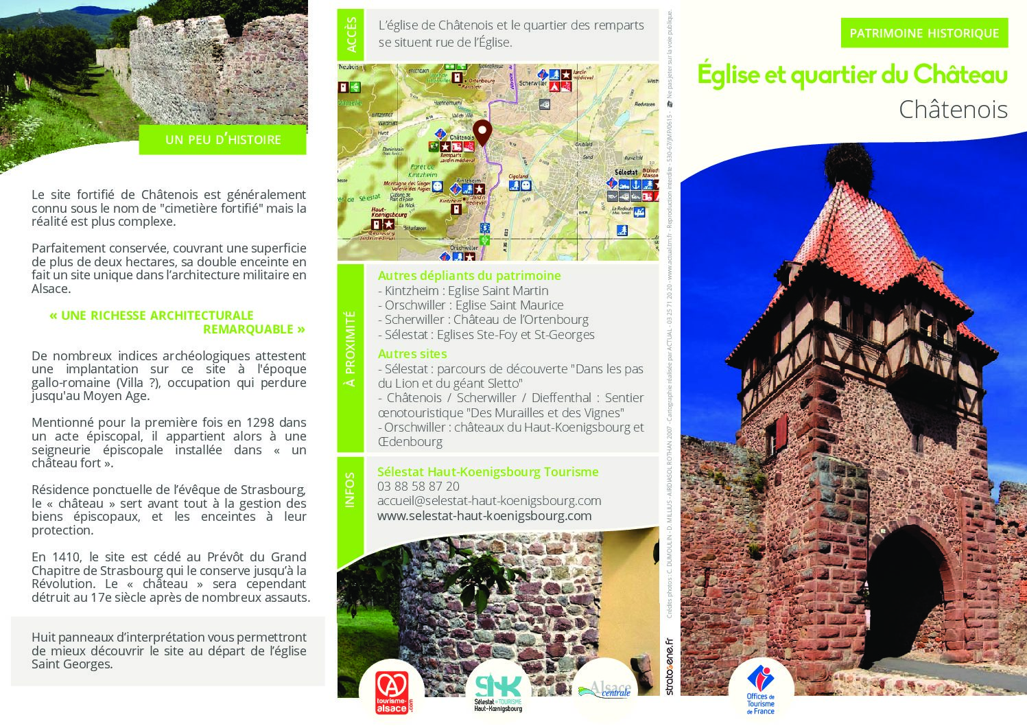 WEB – CHATENOIS QUARTIER DU CHATEAU ET EGLISE SAINT GEORGES